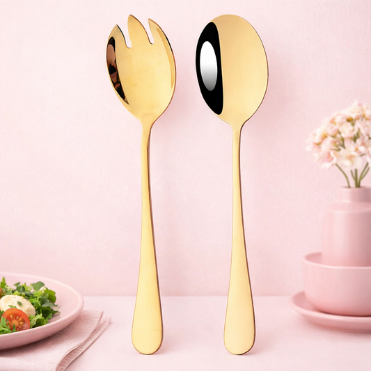 Ensembles de cuillères en acier inoxydable - Rose gold , Doré , Argent ou Noir ,- Set élégant pour table et cuisine